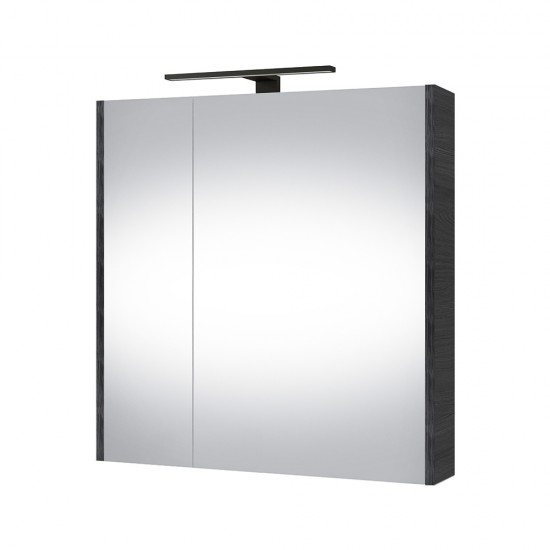 Veidrodinė spintelė Riva SV64E 64 cm Woodflow Ash, su apšvietimu