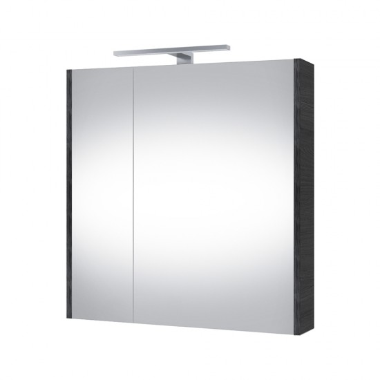 Veidrodinė spintelė Riva SV64E 64 cm Woodflow Ash, su apšvietimu