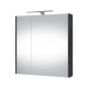 Veidrodinė spintelė Riva SV64E 64 cm Woodflow Ash, su apšvietimu
