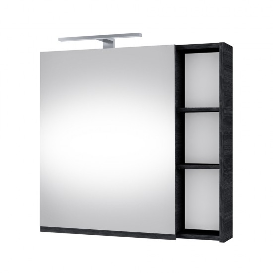 Veidrodinė spintelė Riva SV70-6 68 cm Woodflow Ash, su apšvietimu Veidrodinė spintelė Riva SV70-6 68 cm Woodflow Ash, su apšvietimu