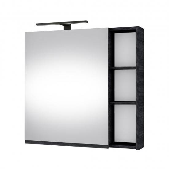 Veidrodinė spintelė Riva SV70-6 68 cm Woodflow Ash, su apšvietimu Veidrodinė spintelė Riva SV70-6 68 cm Woodflow Ash, su apšvietimu