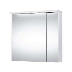Veidrodinė spintelė Riva SV70F 68cm balta matinė, su apšvietimu