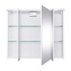 Veidrodinė spintelė Riva SV80-3 80 cm balta, su apšvietimu