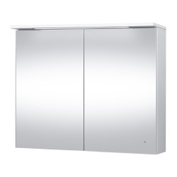 Veidrodinė spintelė Riva SV90-2 89 cm balta, su apšvietimu