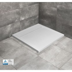 Dušo padėklas Radaway Teos C 100 x 100 cm akmens masės, baltas