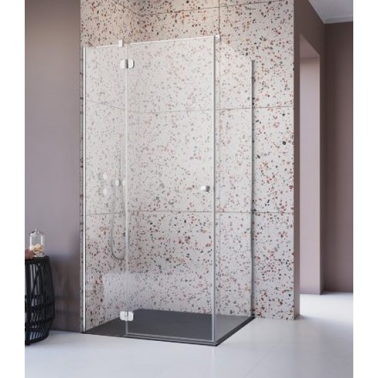 Dušo kabina Radaway Torrenta KDJ 85 x 85 cm blizgus chromas, skaidrus stiklas