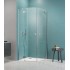 Dušo kabina Radaway Torrenta PDD 80 x 80 cm blizgus chromas, skaidrus stiklas
