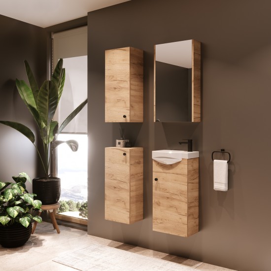 Ūkinė spintelė Riva UV32-11 32 cm Gold Craft Oak