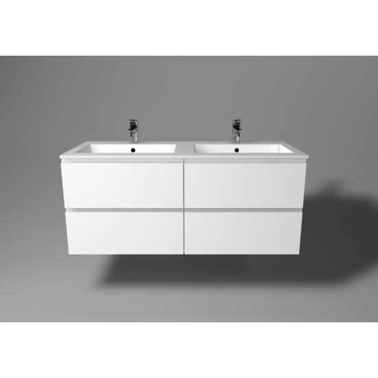 Spintelė voniai Blu Varia II 120 cm su dvigubu praustuvu Spintelė voniai Blu Varia II 120 cm su dvigubu praustuvu