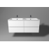 Spintelė voniai Blu Varia II 120 cm su dvigubu praustuvu