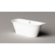 Akmens masės vonia Paa Vario XL 175 x 80 cm, balta, AD kampai