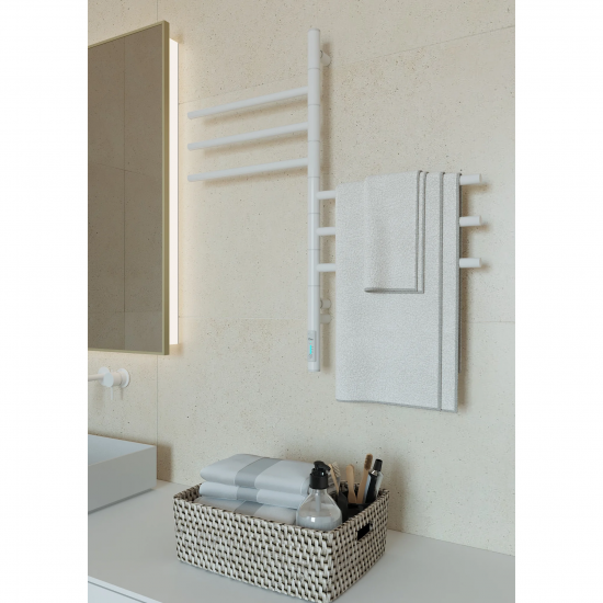 Elektrinis rankšluosčių džiovintuvas Nemo Lux Vertical 6 80 x 40 cm baltas
