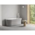 Akrilinė vonia Ravak Ypsilon 180 x 80 cm smoke grey / balta