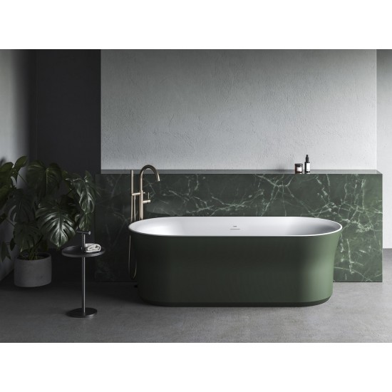 Akrilinė vonia Ravak Ypsilon 180 x 80 cm grey green / balta