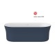 Akrilinė vonia Ravak Ypsilon 180 x 80 cm deepsea blue / balta