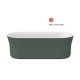 Akrilinė vonia Ravak Ypsilon 180 x 80 cm grey green / balta